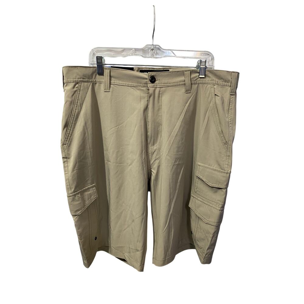 IRON CO CARGO SHORTS — Brand New With Tags Beige Twill Casual Size 38